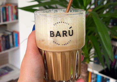 Iced Dirty Vanilla Chai Latte